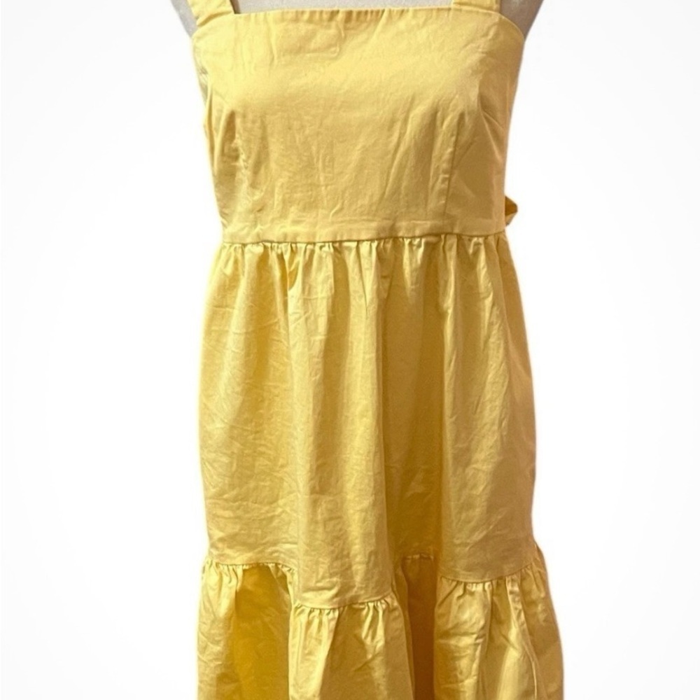 Gal Meets Glam Yellow Midi Dress